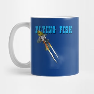 Flying Fish Funny The Rocketeer Retro Vintage 90's Movie Parody Mug